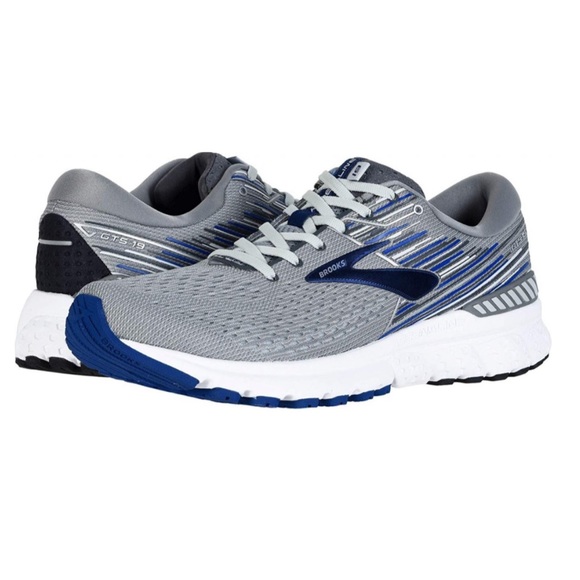 Brooks Other - Brooks Adrenaline GTS 19 Gray Blue Athletic Running Sneaker Size 9
